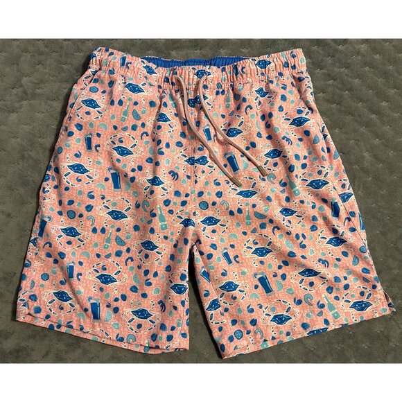 Peter Millar Other - Peter Millar Seaside Collection Mens Swim Trunks Crabs Print Elastic Waist M
